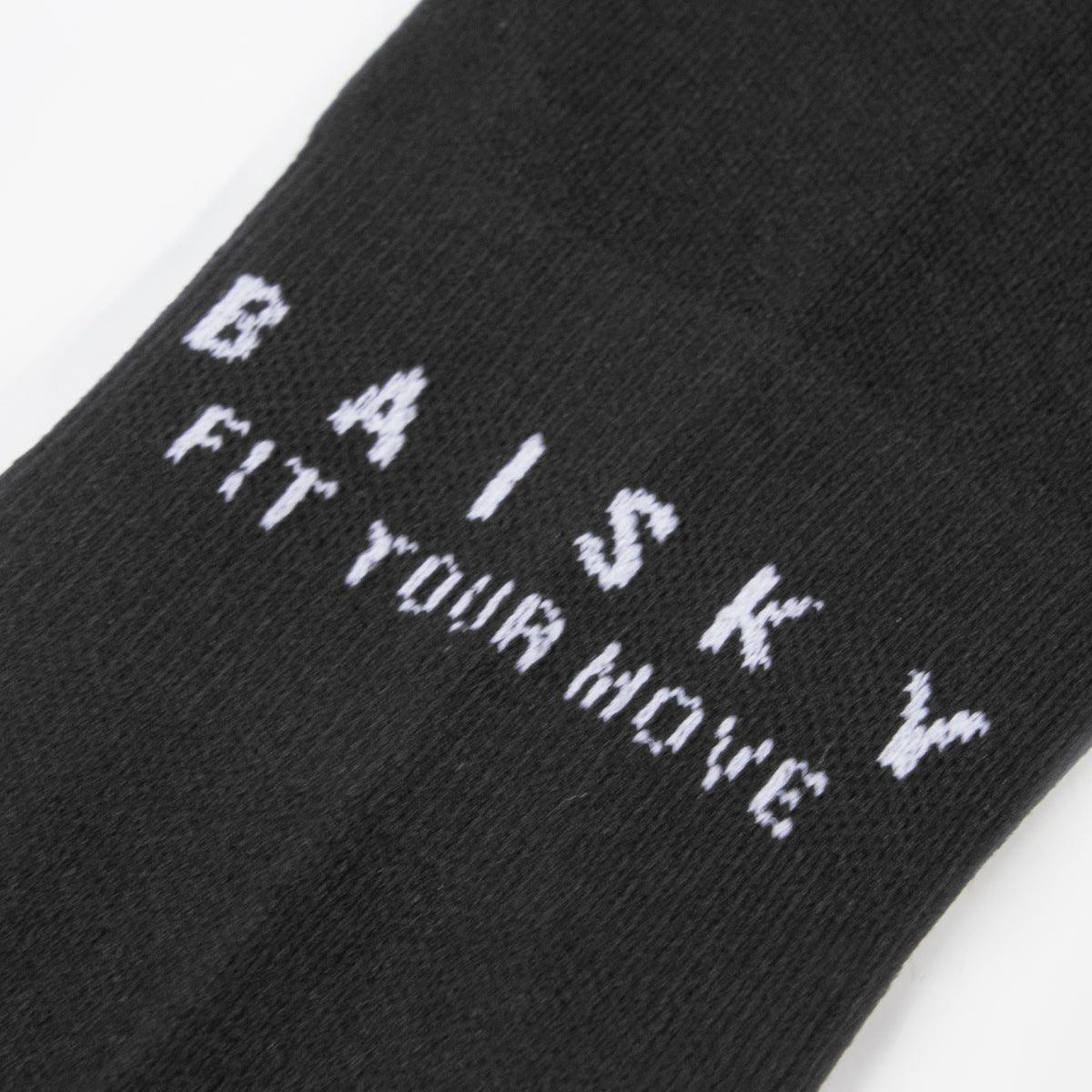 Baisky Mens Sport Socks (Purity Black) - BUMSONTHESADDLE