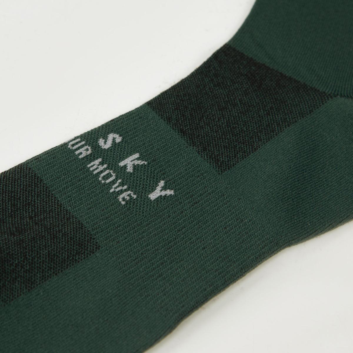 Baisky Mens Sport Socks (Purity Dark Green) - BUMSONTHESADDLE