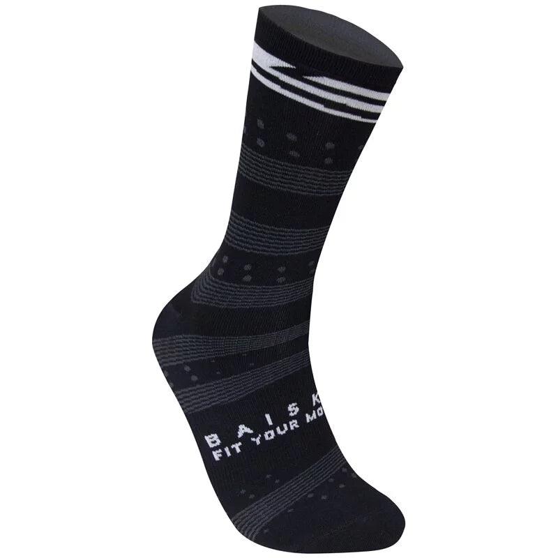 Baisky Mens Sport Socks (Windrider Black) - BUMSONTHESADDLE