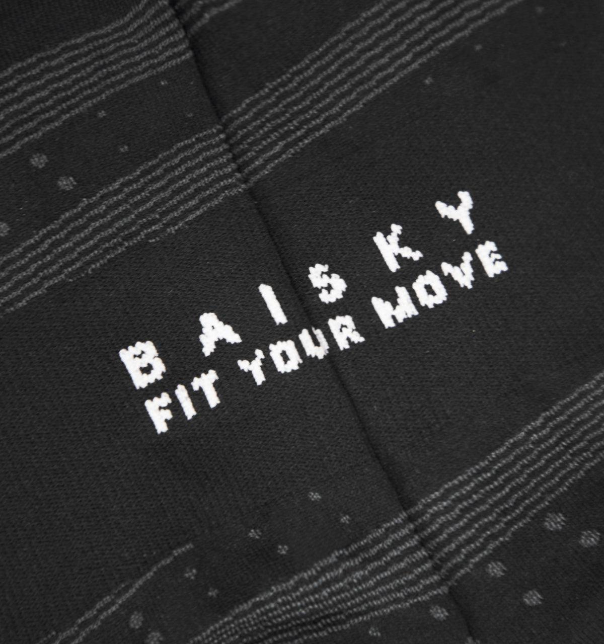 Baisky Mens Sport Socks (Windrider Black) - BUMSONTHESADDLE
