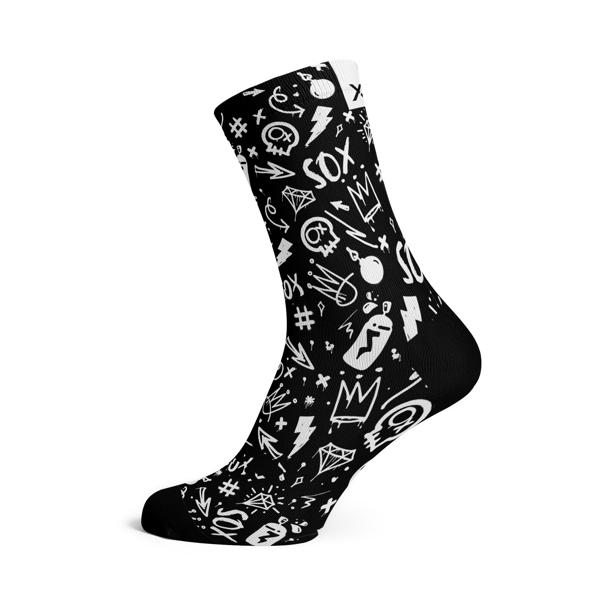MONOCHROME CREW SOCKS