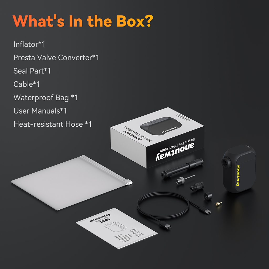 Anoutway AS210 Pro Mini Electric Air Pump | Cycplus | Cobbled Climbs – view 5