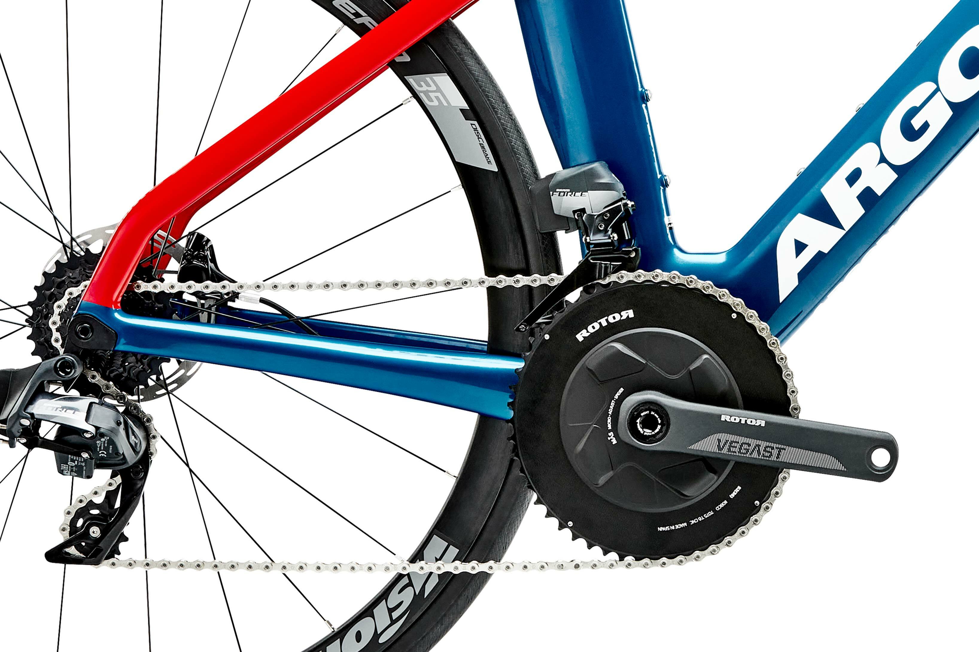 E-117 Ultegra DI2 Tri Disc Bike | Argon 18 | Cobbled Climbs – view 4