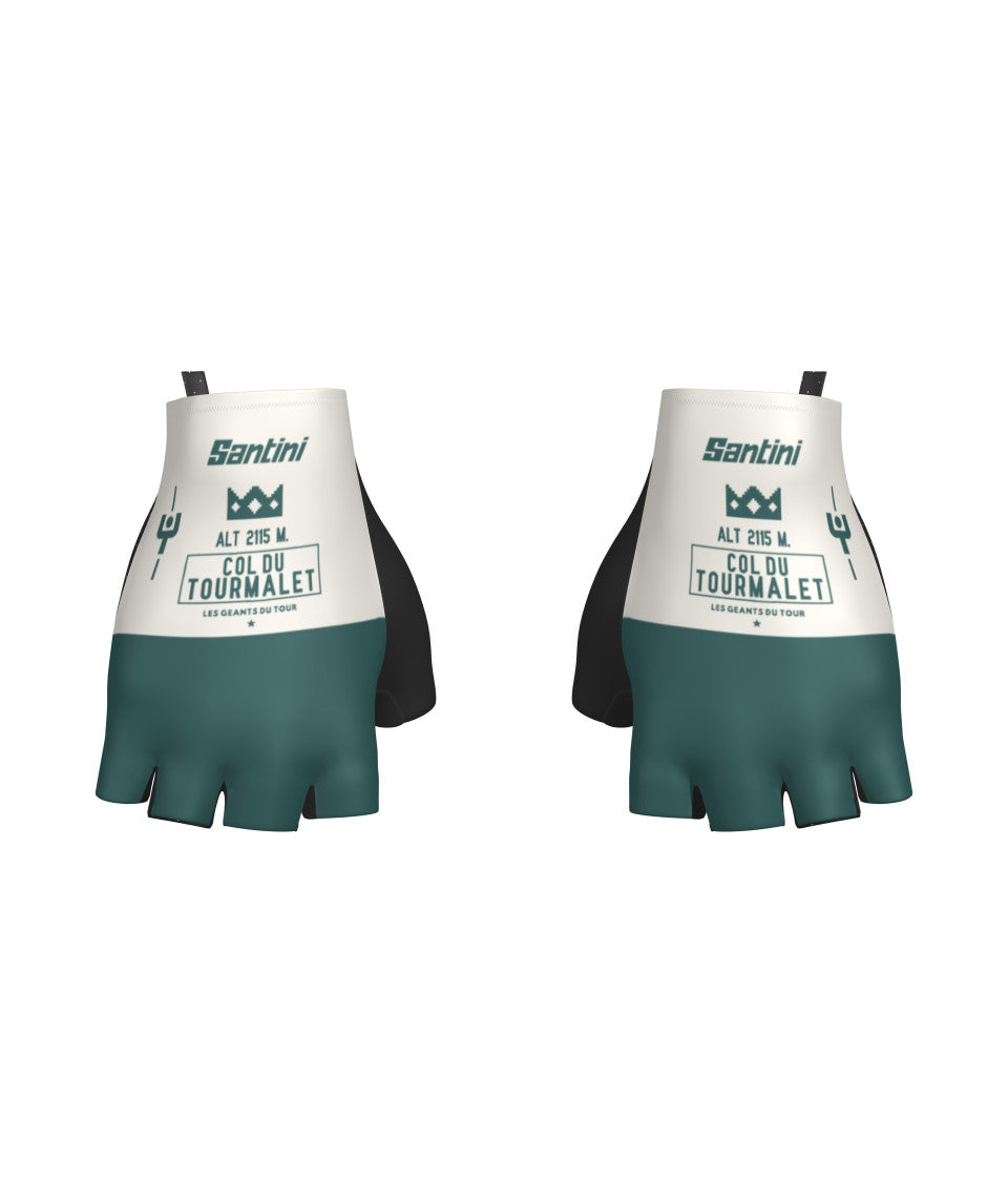 Mj Col Du Tourmalet Gloves - Santini - Cobbled Climbs