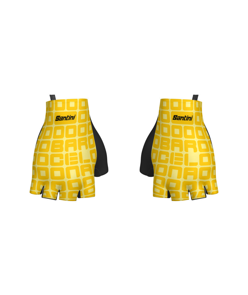 TDF Grand Depart Barcelona Gloves - Santini - Cobbled Climbs