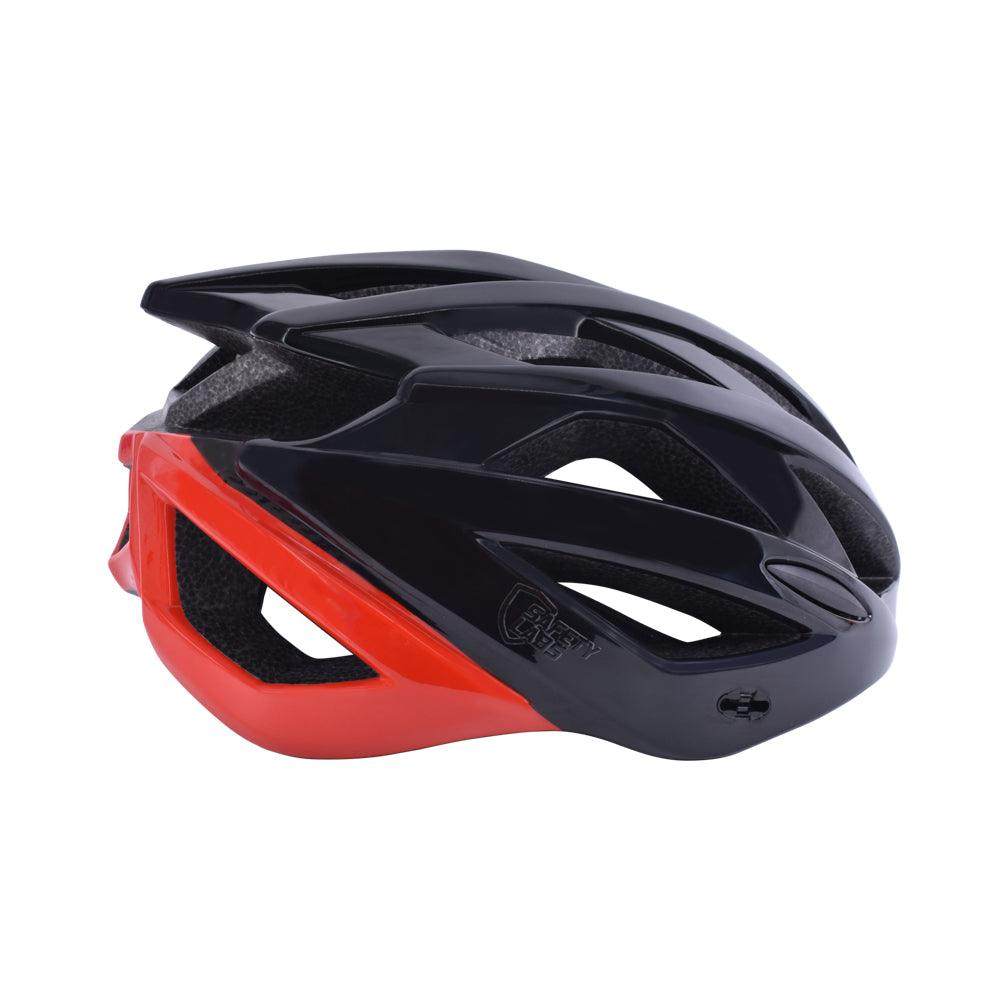 Safety Labs Juno Road Cycling Helmet (Shiny Black/Red) – Extreme Adventure Sports premium cycling Helmets in India from Cobbled Climbs