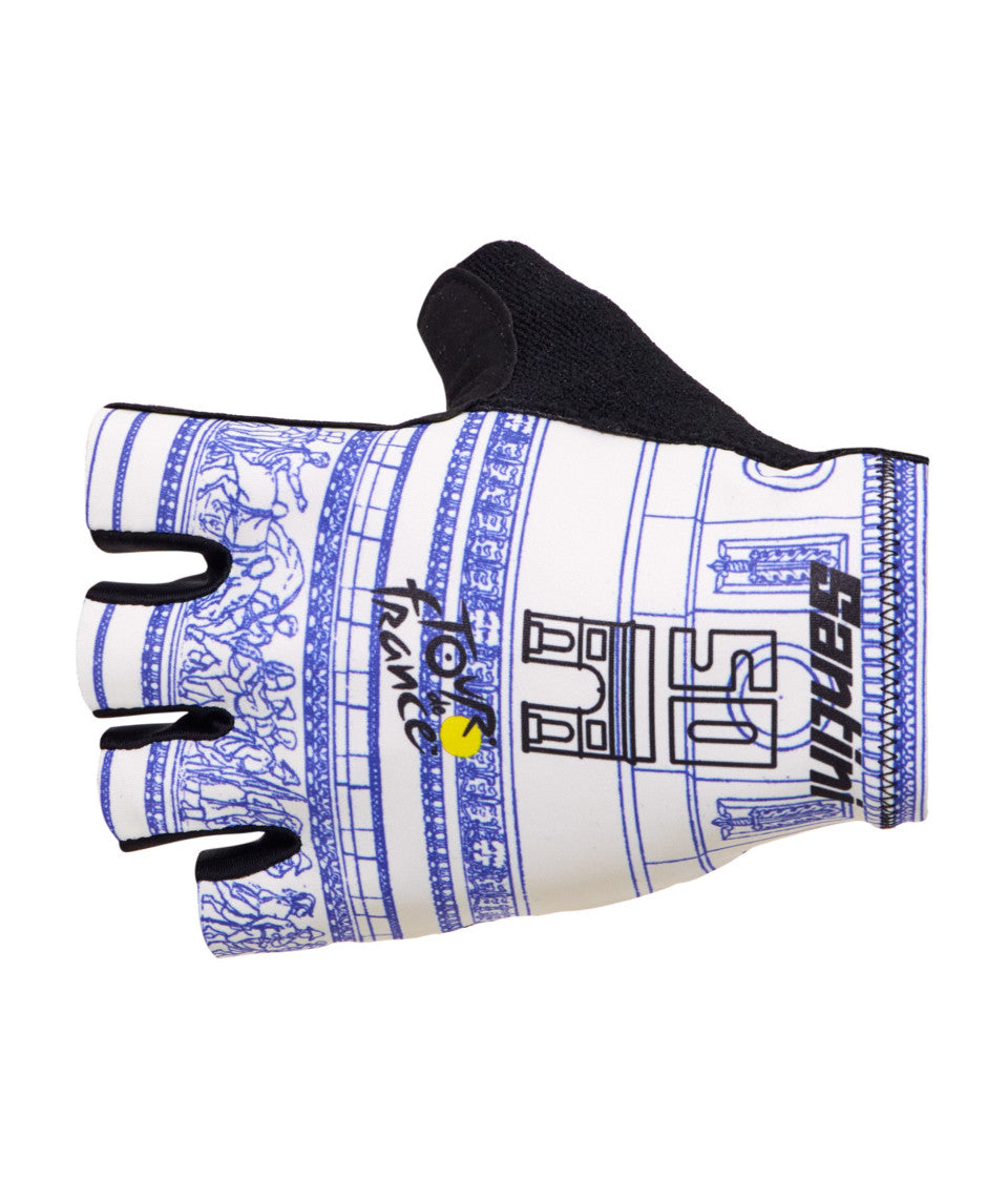 TDF ARRIVEE ARC DE TRIOMPHE GLOVES – Santini premium cycling Gloves in India from Cobbled Climbs