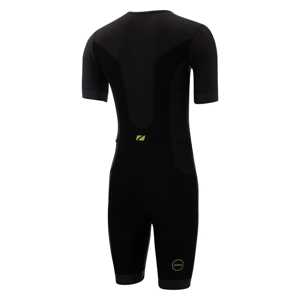 AQUA FLO PLUS MENS SHORT SLEEVE TRISUIT - Zone 3 - Cobbled Climbs