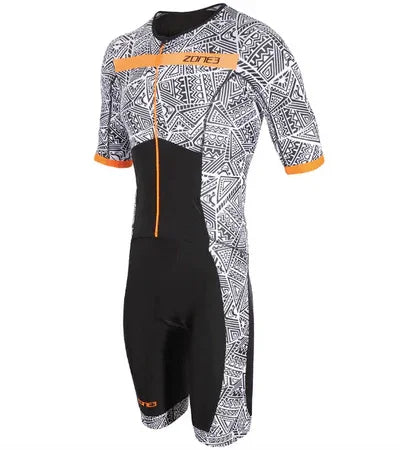 KONA SPEED SHORT SLEEVE MENS TRISUIT - Zone 3 - Cobbled Climbs