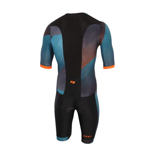 MOMENTUM SHORT SLEEVE MENS TRISUIT - Zone 3 - Cobbled Climbs
