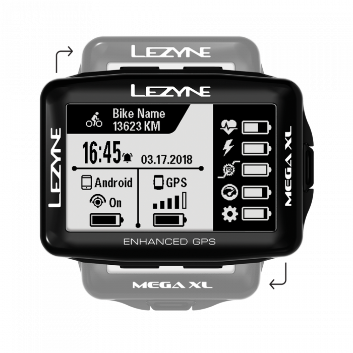 MEGA XL GPS BIKE COMPUTER – Lezyne premium cycling Cyclocomputers in India from Cobbled Climbs