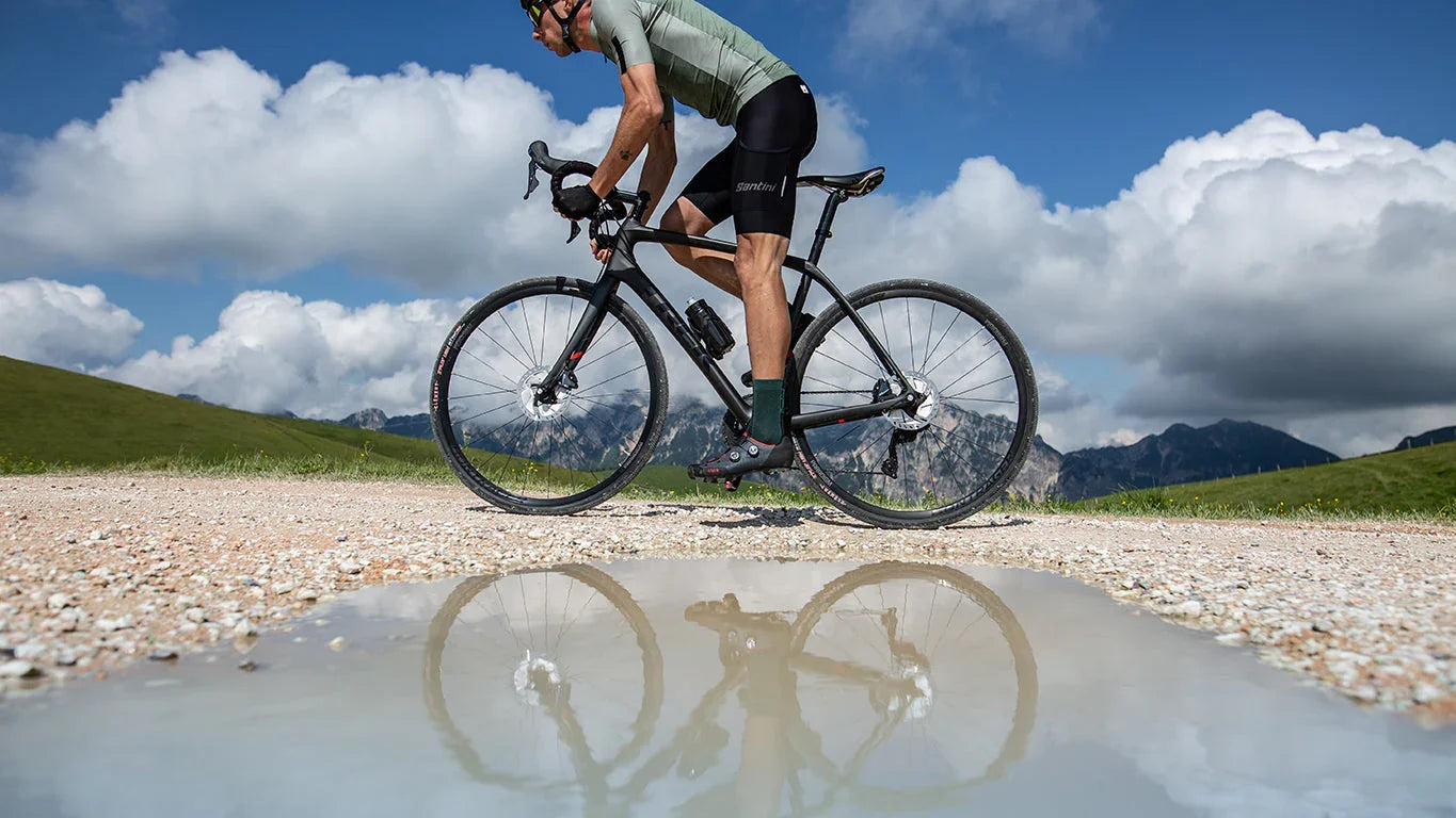GRAVEL MENS CYCLING BIBSHORT - Santini - Cobbled Climbs