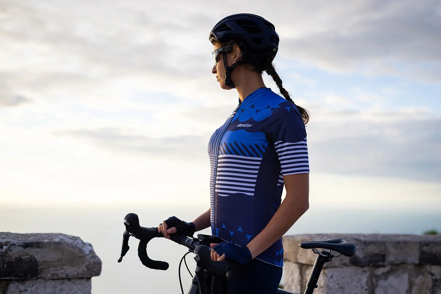 GIADA OPTIC WOMENS CYCLING JERSEY - Santini - Cobbled Climbs