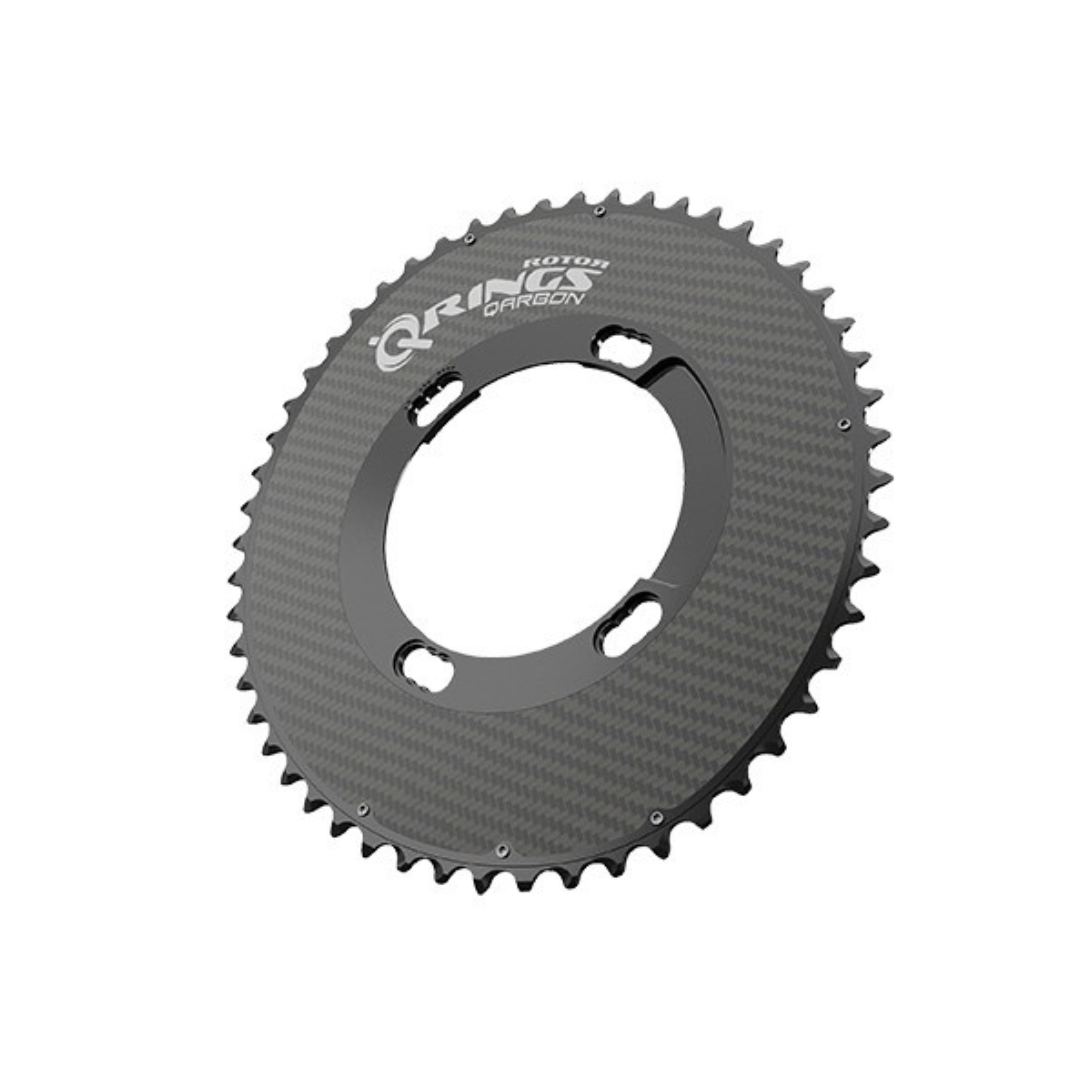 Q RINGS QARBON BCD110X4 Q50AT34 OUTER – Rotor premium cycling Oval Chainring in India from Cobbled Climbs
