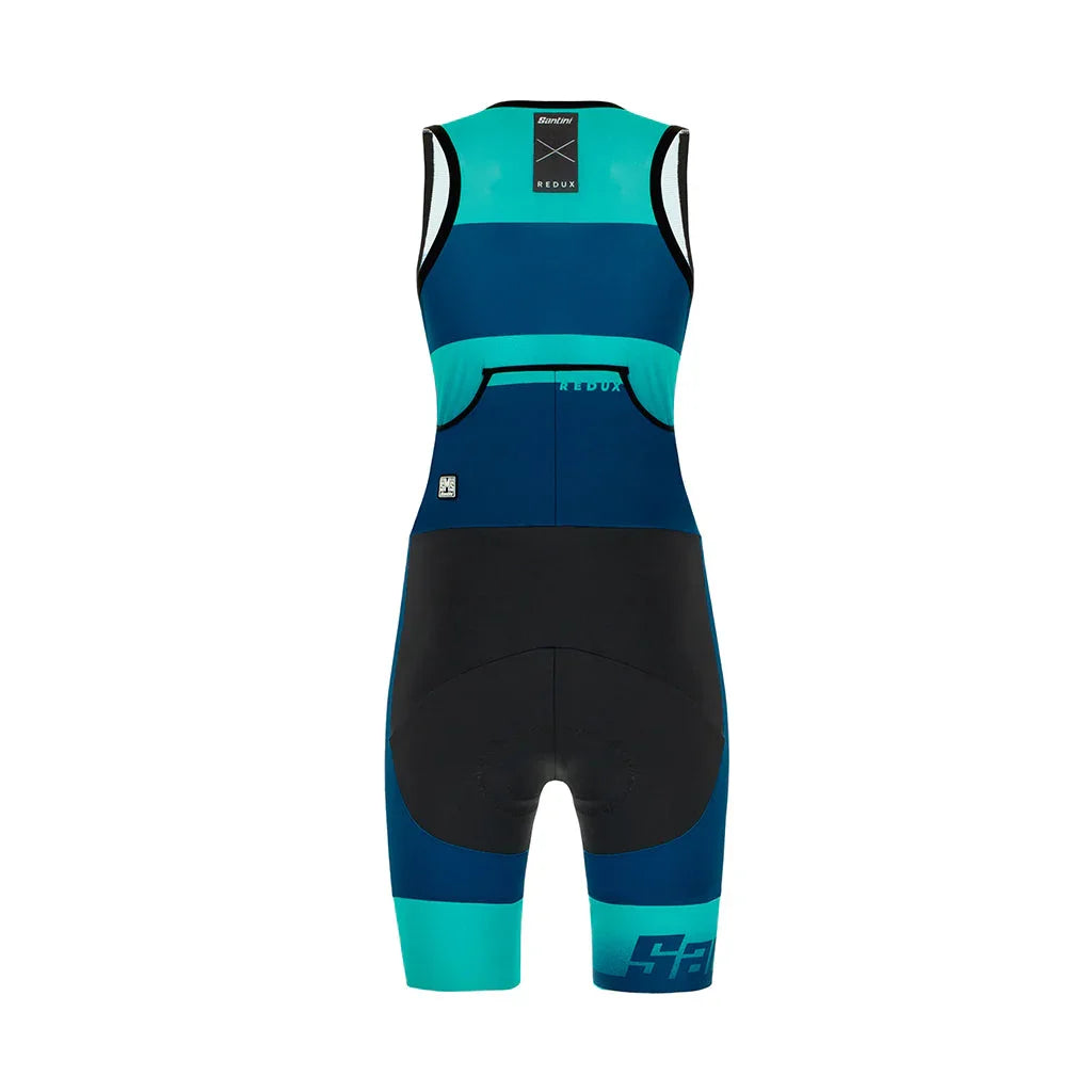FEROX SLEEVELESS WOMEN TRISUIT - Santini - Cobbled Climbs
