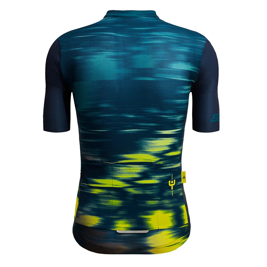 LE MAILLOT JAUNE ESPIRIT MENS CYCLING JERSEY - Santini - Cobbled Climbs