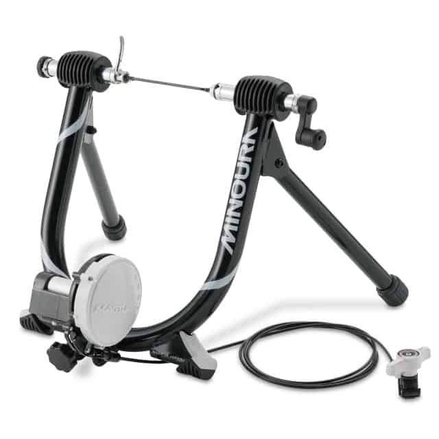 MAG RIDE 60R MAGNETIC WHEEL ON BICYCLE TRAINER - Minoura - Cobbled Climbs