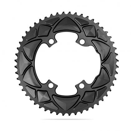 ROUND 110/4 BCD OUTER CHAINRING – Absolute Black premium cycling Round Chainring in India from Cobbled Climbs