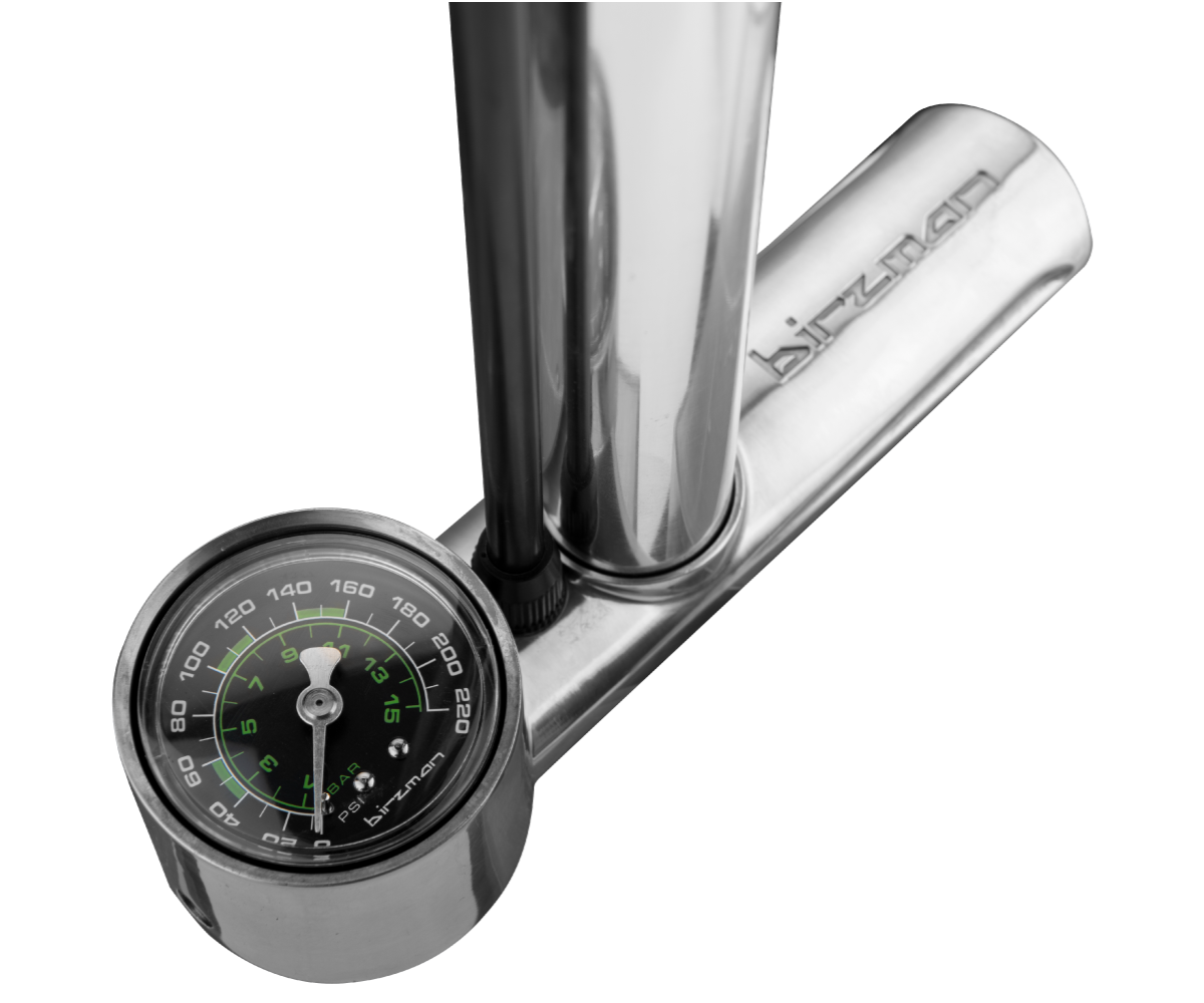 TINY TANK TANKER WITH HELIX FLOOR PUMP – Birzman premium cycling Floor Pumps in India from Cobbled Climbs