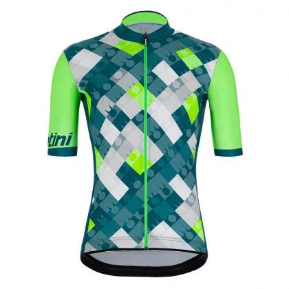 VIS IRONMAN MENS CYCLING JERSEY - Santini - Cobbled Climbs