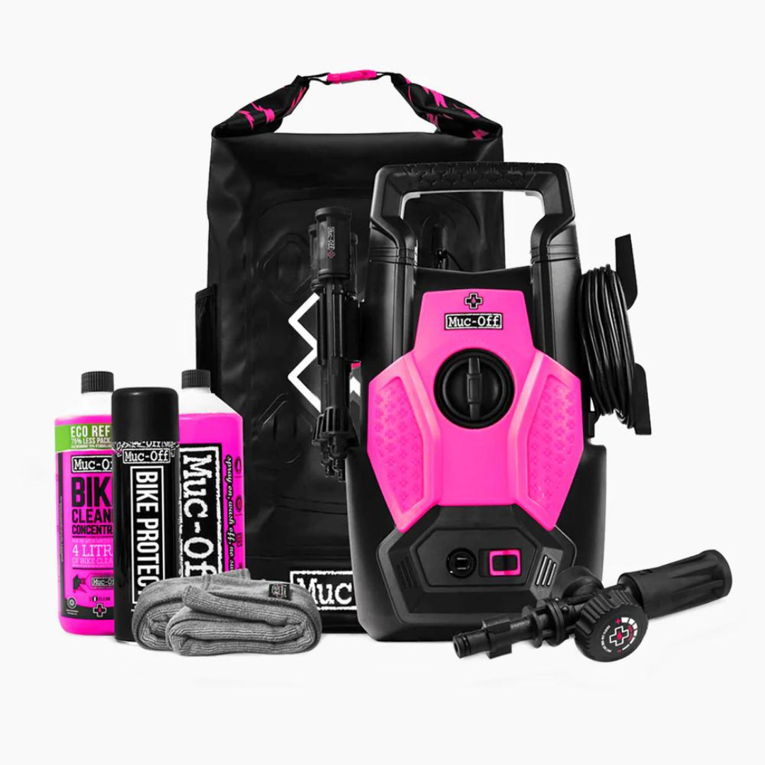 PRESSURE WASHER BICYCLE BUNDLE – Muc-Off premium cycling Kits & Bundles in India from Cobbled Climbs