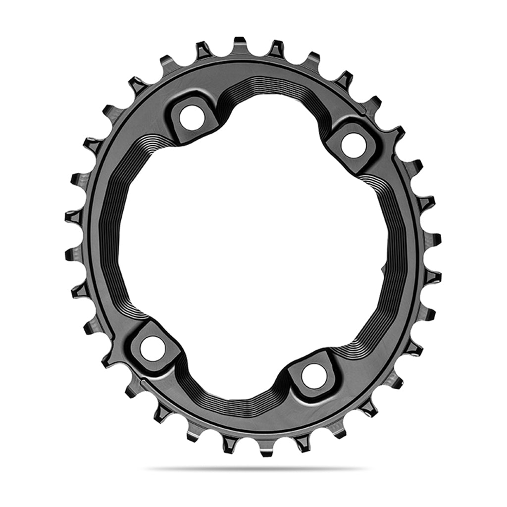 OVAL MTB 1X96 BCD SHIMANO XT8000 CHAINRING - Absolute Black - Cobbled Climbs