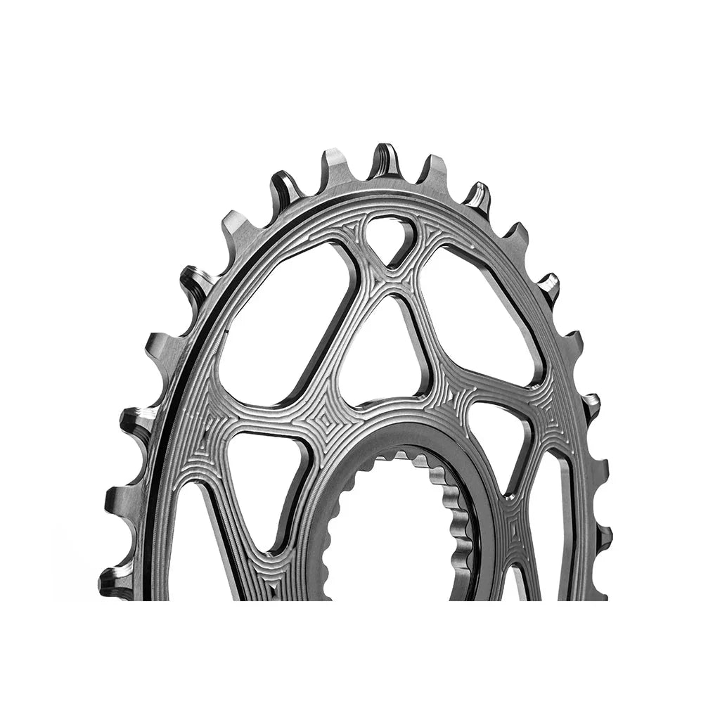 SHIMANO XTR M9100 OVAL CHAINRING - Absolute Black - Cobbled Climbs