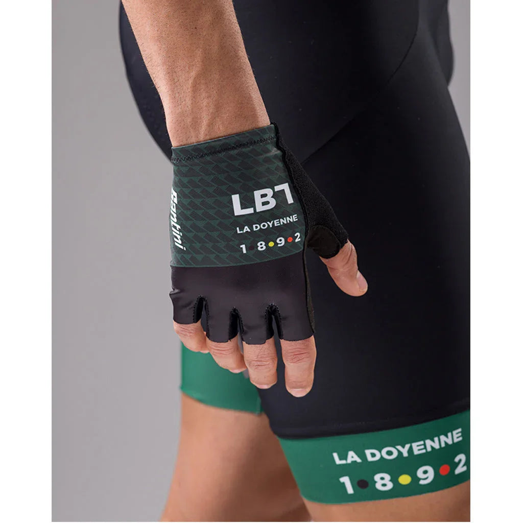 LIEGE BASTOGNE LIEGE UNISEX CYCLING GLOVES - Santini - Cobbled Climbs