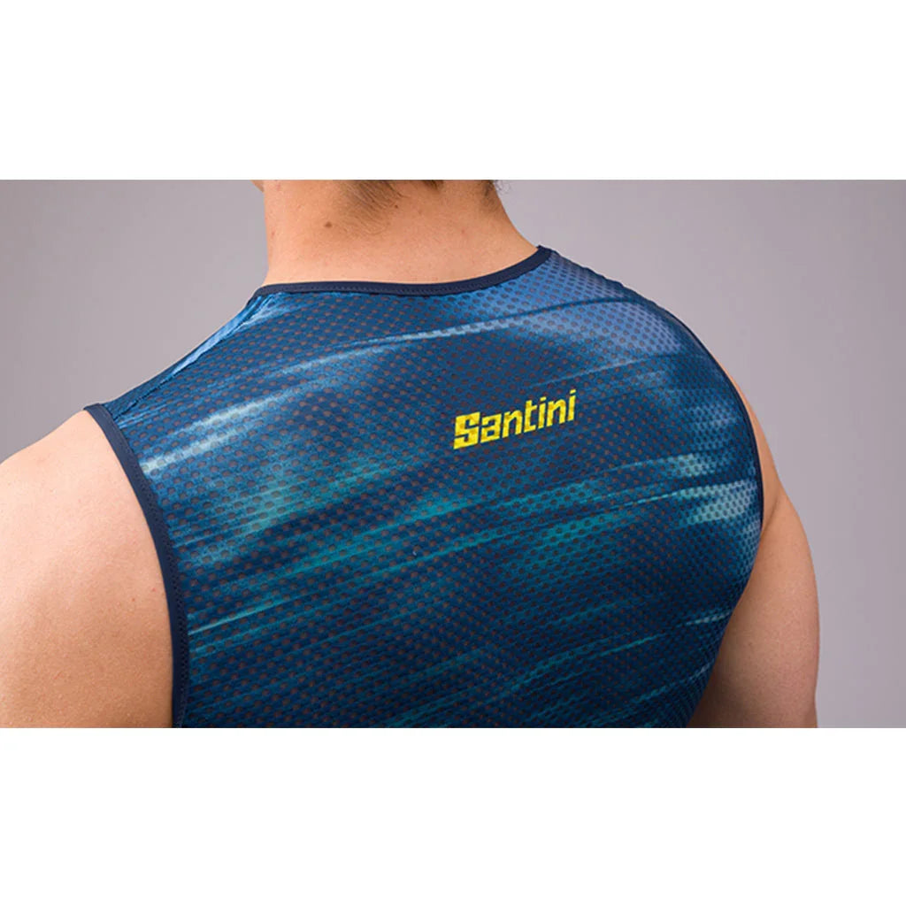 TOUR DE FRANCE MAILLOT JAUNE MENS CYCLING BASELAYER - Santini - Cobbled Climbs