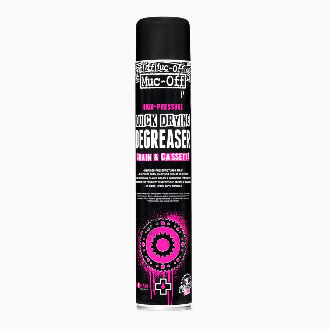 HIGH PRESSURE QUICK DRYING DEGREASER – Muc-Off premium cycling Drivetrain Cleaning in India from Cobbled Climbs