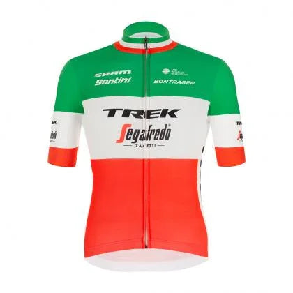 Trek Segafredo Italian Champion Mens Cycling Jersey - Santini - Cobbled Climbs