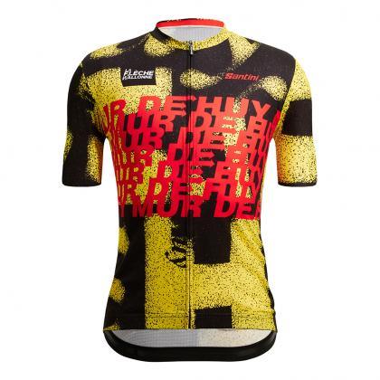 I TDF Mur De Huy Mens Cycling Jersey - Santini - Cobbled Climbs