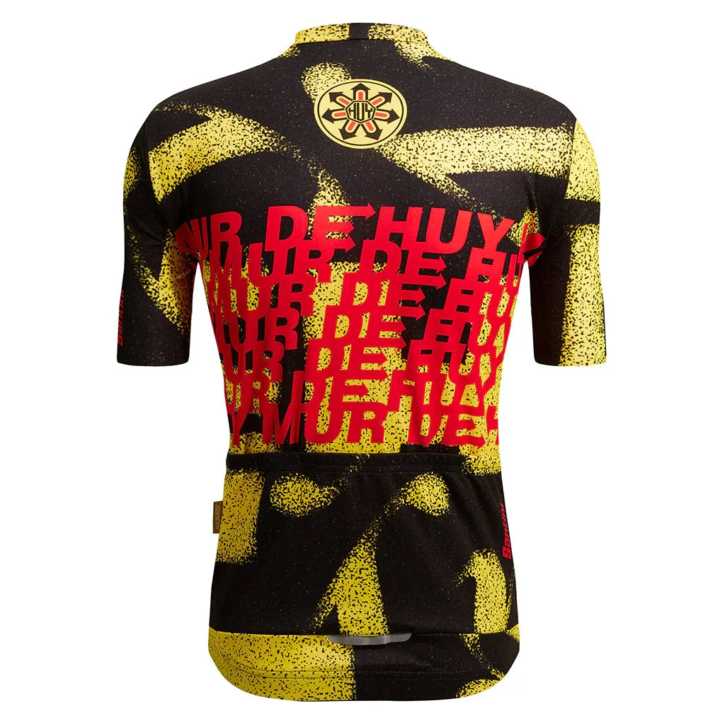 I TDF Mur De Huy Mens Cycling Jersey - Santini - Cobbled Climbs