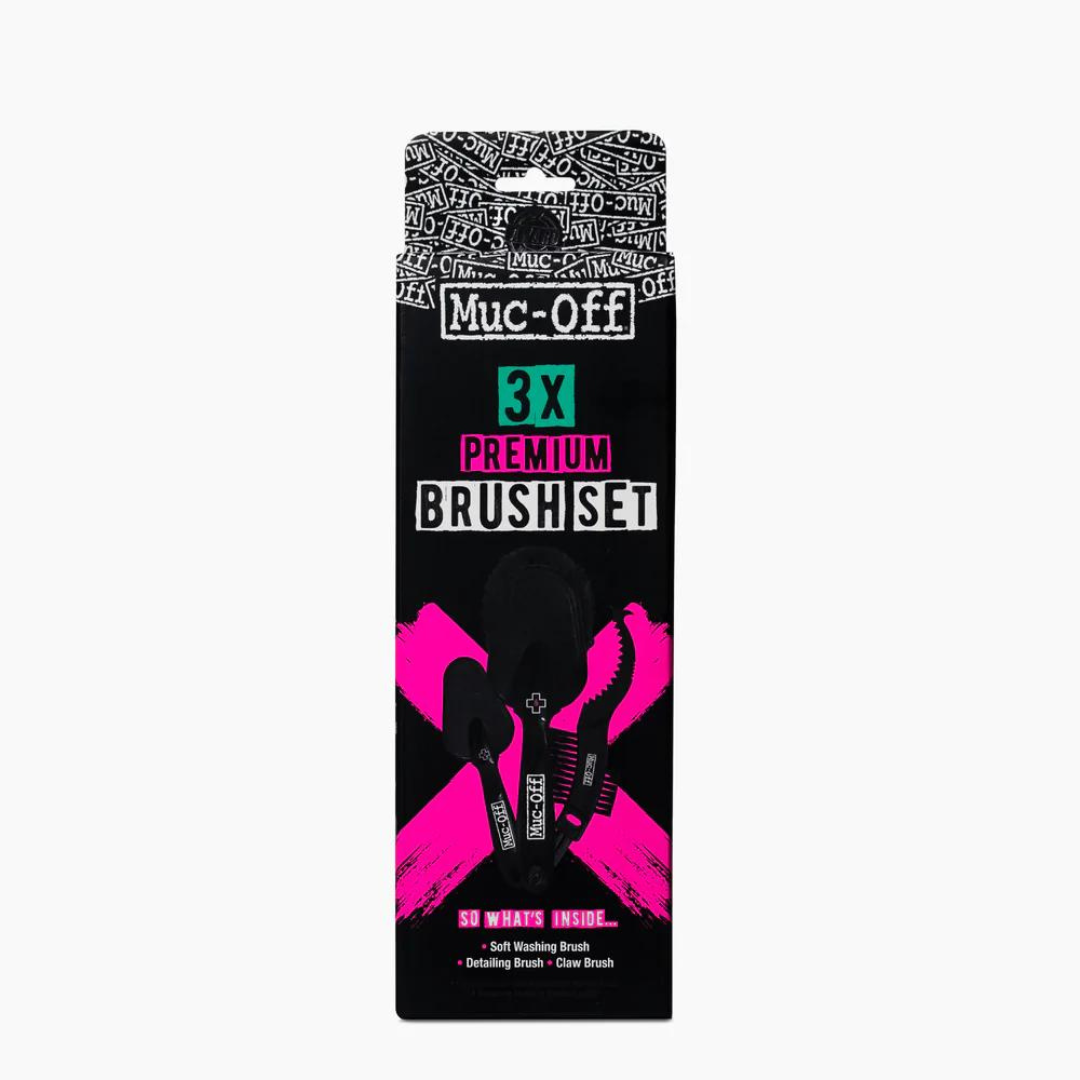 3 X PREMIUM BRUSH KIT – Muc-Off premium cycling Brushes in India from Cobbled Climbs