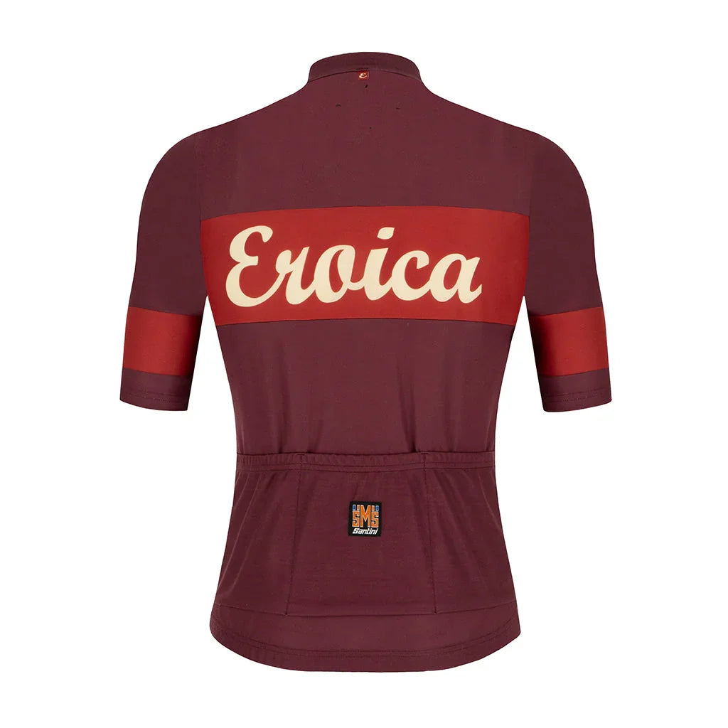 EROICA RUBY MENS CYCLING JERSEY - Santini - Cobbled Climbs
