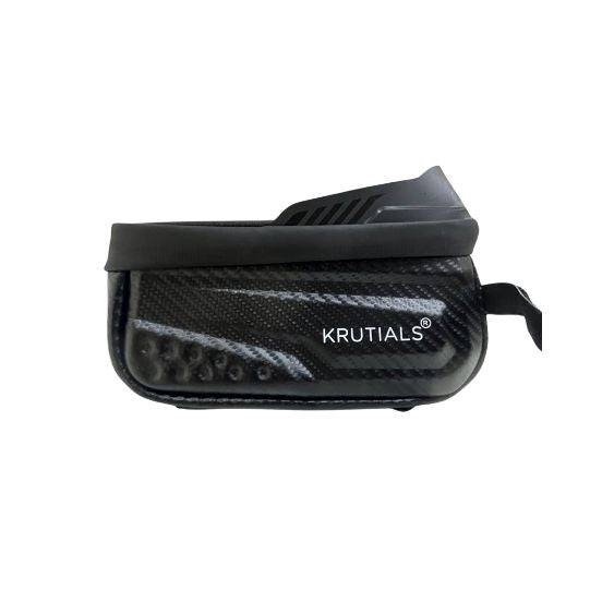 TOP TUBE BAG WITH MOBILE HOLDER – Krutials premium cycling Frame Bags in India from Cobbled Climbs