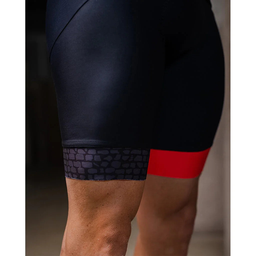 TDF PARIS ROUBAIX MENS CYCLING BIBSHORTS - Santini - Cobbled Climbs