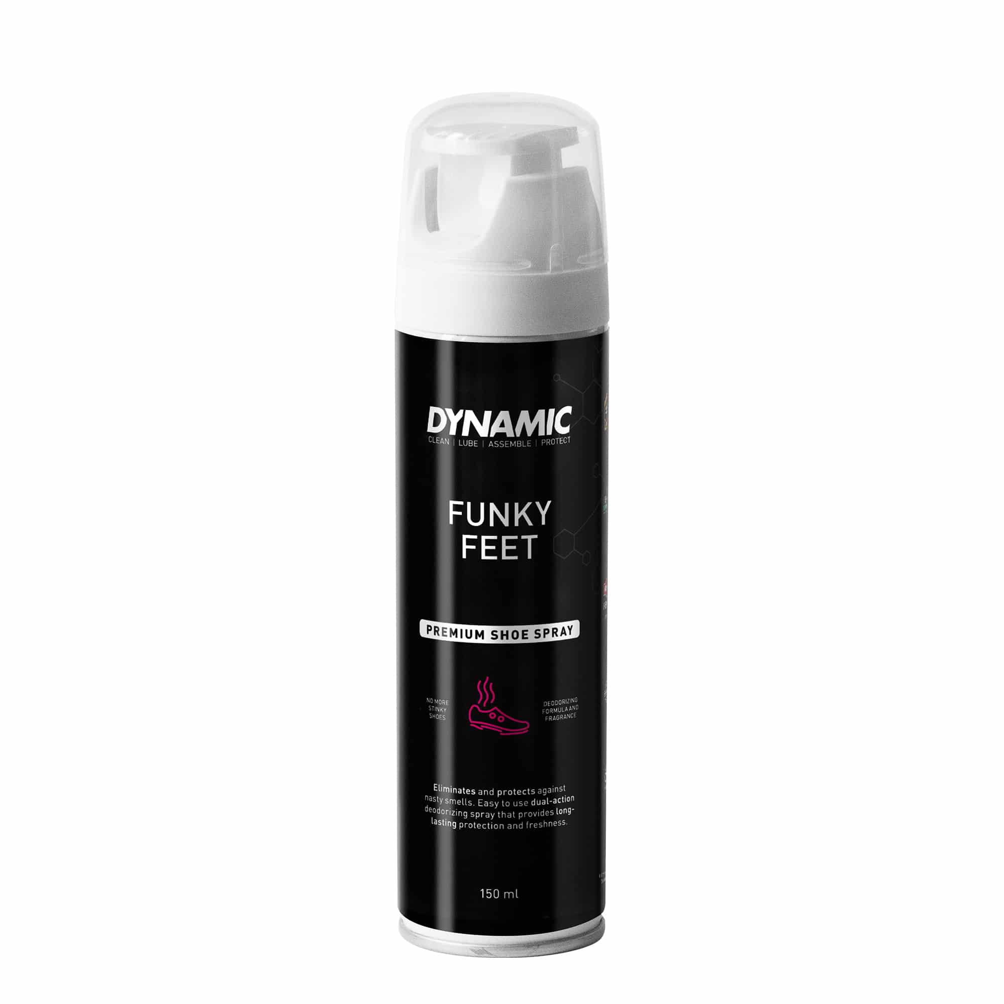 FUNKY FEET PREMIUM SHOE SPRAY – Dynamic premium cycling Cleaner Liquids in India from Cobbled Climbs