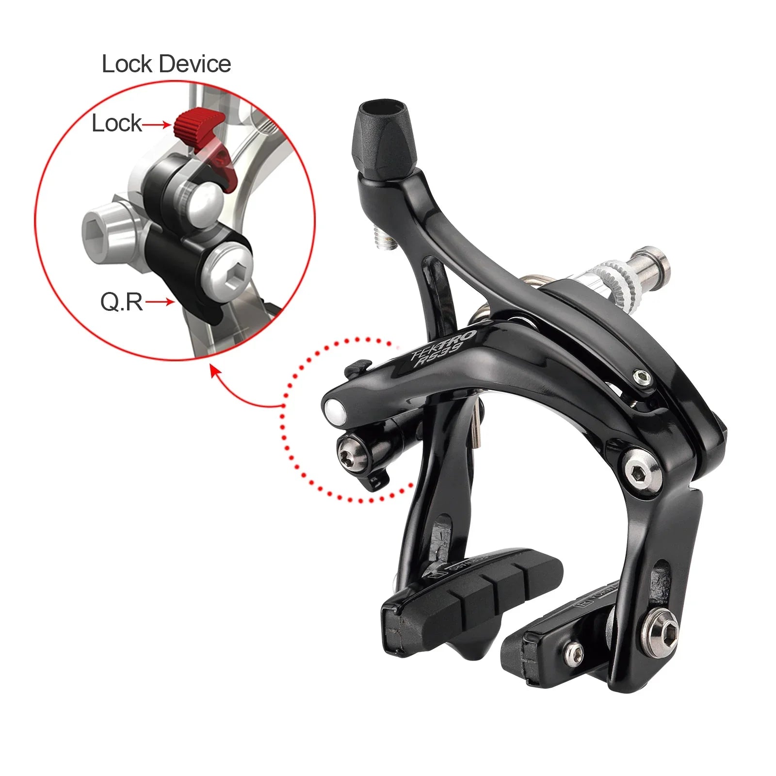 R539 ROAD DUAL PIVOT BRAKE CALIPER - Tektro - Cobbled Climbs