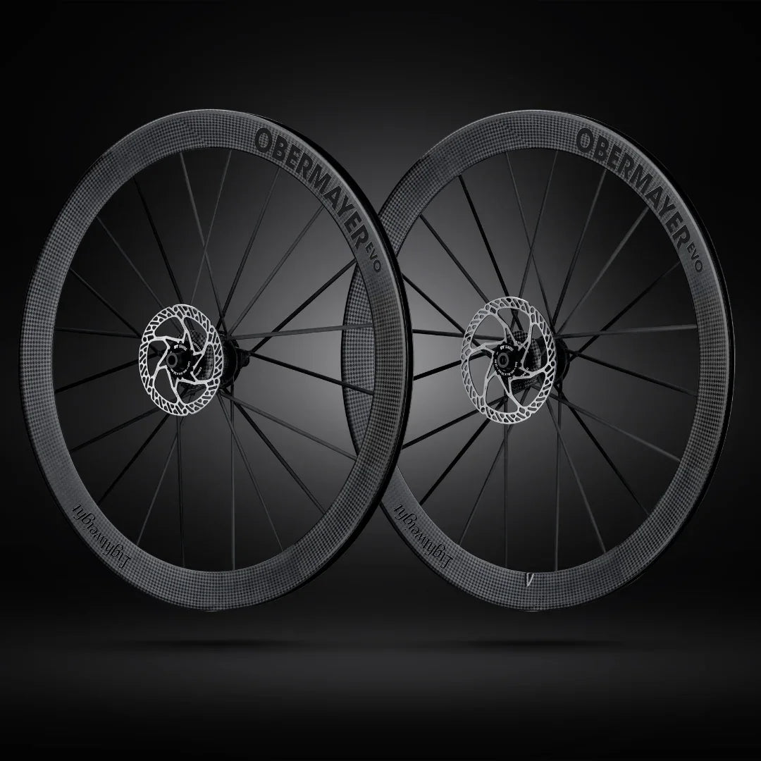 OBERMAYER EVO SCHWARZ EDITION DISC WHEELSET - Lightweight - Cobbled Climbs