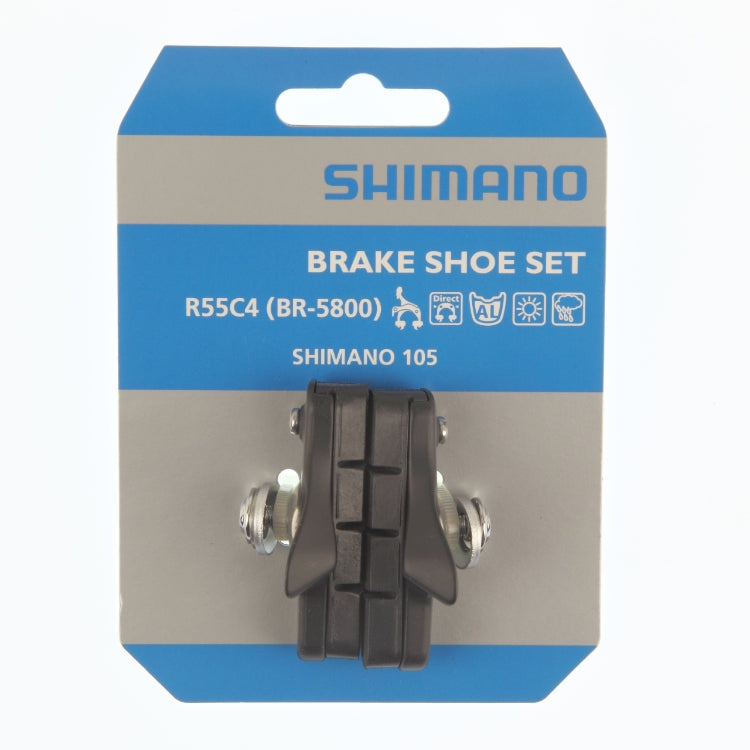 105 R55C4 BRAKE SHOES – Shimano premium cycling Rim Brake Pads in India from Cobbled Climbs