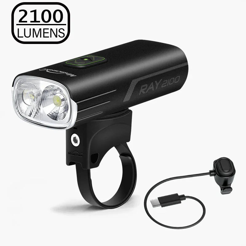 RAY 2100 FRONT LIGHT+REMOTE COMBO - Magicshine - Cobbled Climbs