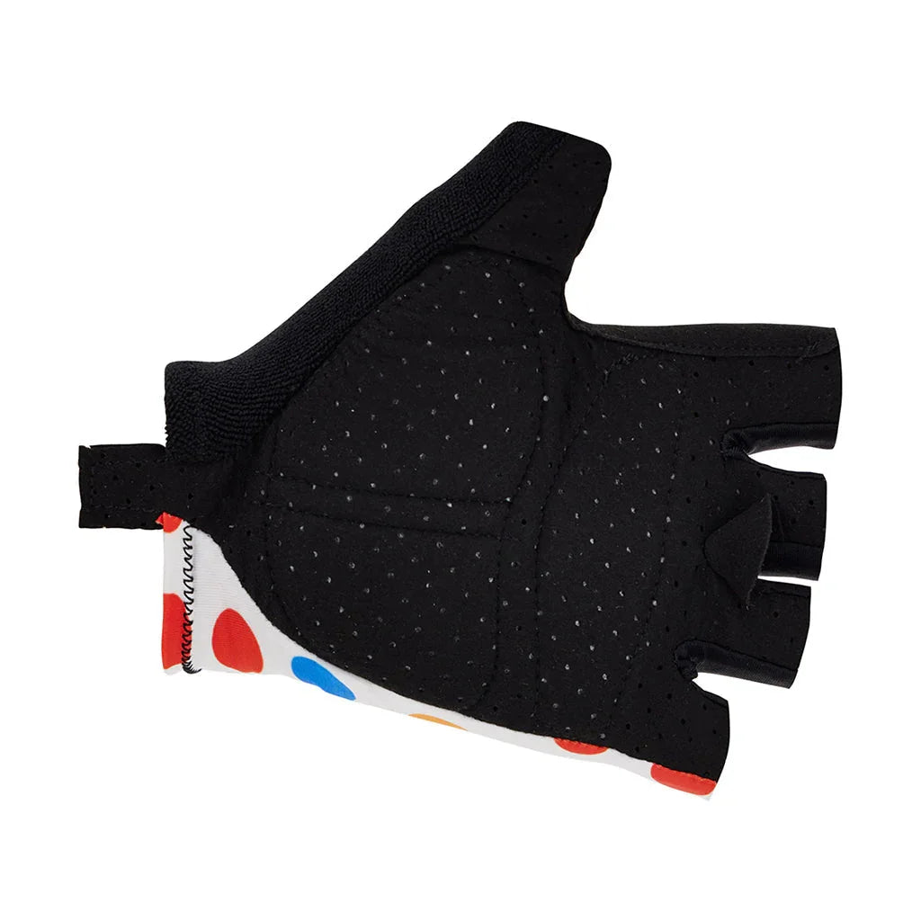 TOUR DE FRANCE BEST CLIMBER UNISEX CYCLING GLOVES - Santini - Cobbled Climbs
