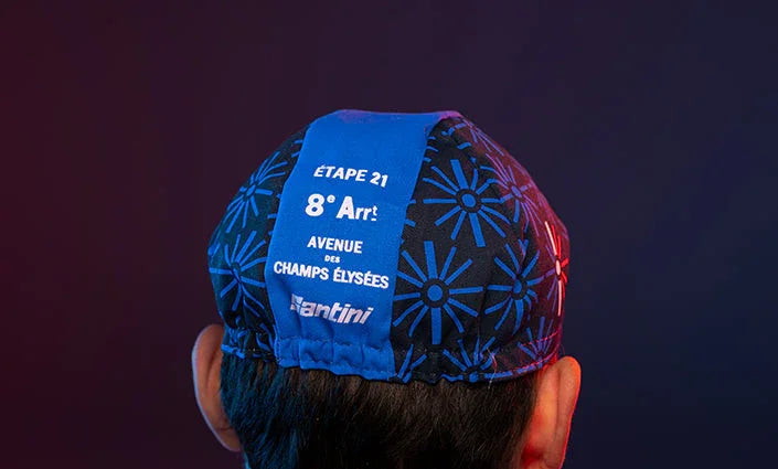 TOUR DE FRANCE TRIONFO MENS CYCLING CAP - Santini - Cobbled Climbs