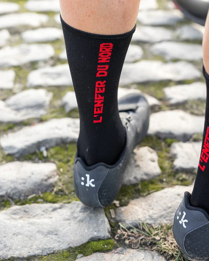 PARIGI ROUBAIX MENS CYCLING SOCKS - Santini - Cobbled Climbs
