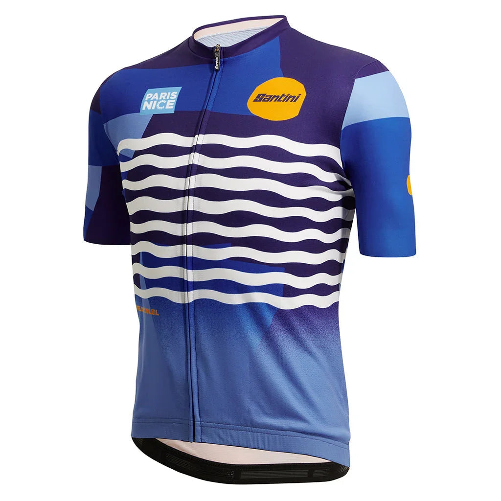 TDF PARIS NICE MENS CYCLING JERSEY - Santini - Cobbled Climbs