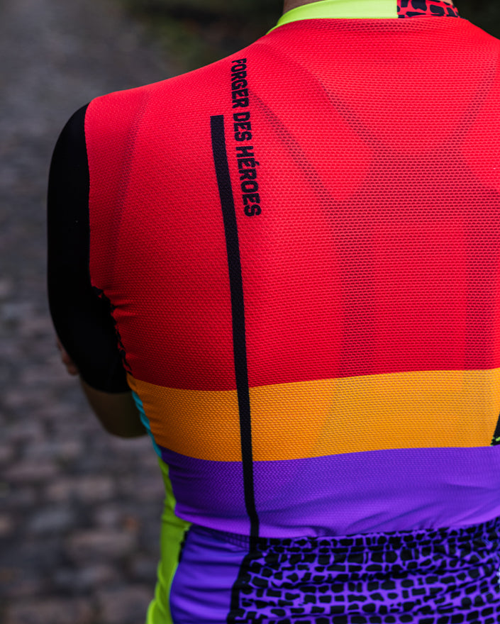 TDF PARIS ROUBAIX FORGER DES HEROES MENS CYCLING JERSEY – Santini premium cycling Jerseys in India from Cobbled Climbs