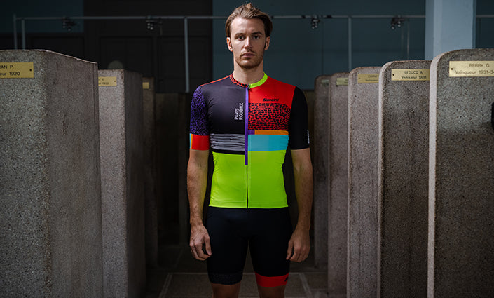 TDF PARIS ROUBAIX FORGER DES HEROES MENS CYCLING JERSEY – Santini premium cycling Jerseys in India from Cobbled Climbs