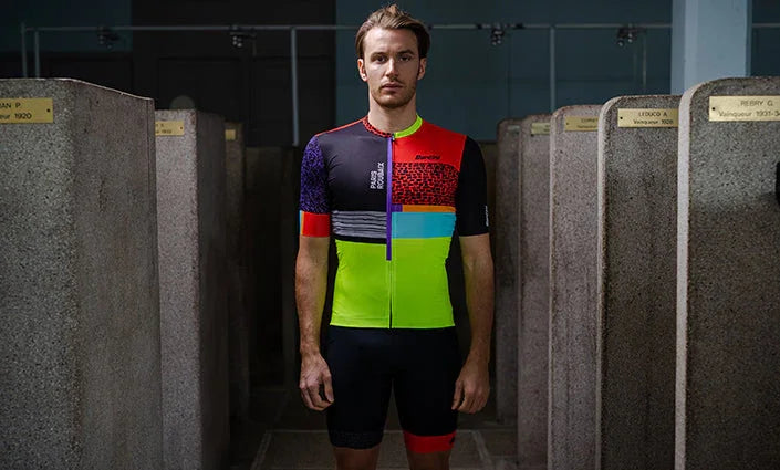 TDF PARIS ROUBAIX FORGER DES HEROES MENS CYCLING JERSEY - Santini - Cobbled Climbs