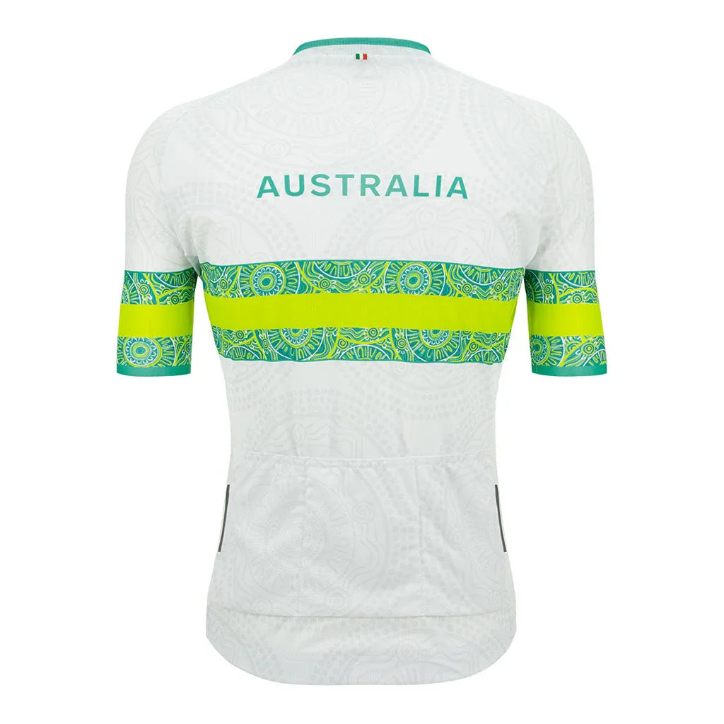 AUSTRALIA NATIONAL TEAM MENS CYCLING JERSEY - Santini - Cobbled Climbs